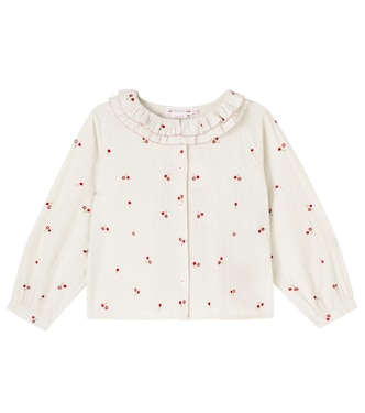 Blusa Jaffa in cotone con ricamo | Bonpoint