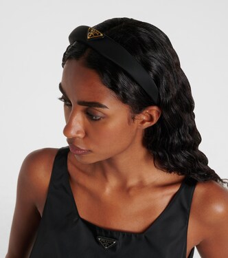Re-Nylon headband in black - Prada | Mytheresa