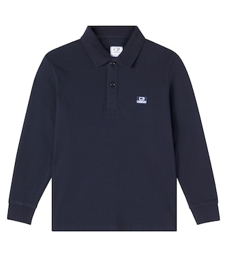 Cotton-blend piqué polo shirt | C.P. Company Kids