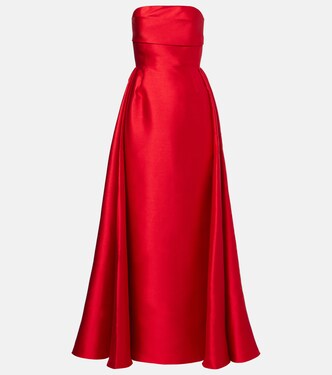 Robe longue en satin | Solace London