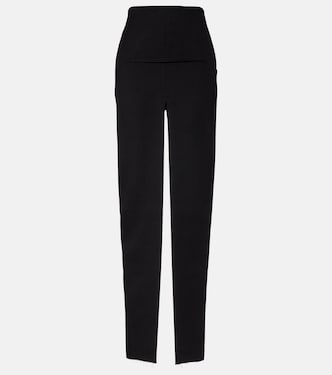 High-rise virgin wool maxi skirt | Rick Owens