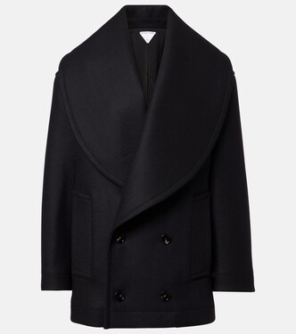 Double-breasted wool coat | Bottega Veneta