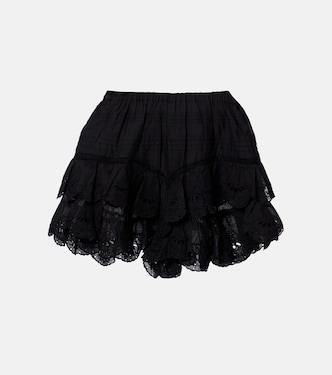 Jocadia broderie anglaise cotton shorts | Marant Etoile