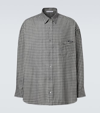 Checked cotton flannel shirt | Acne Studios