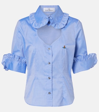 Chemise Toulouse Frill en popeline de coton | Vivienne Westwood