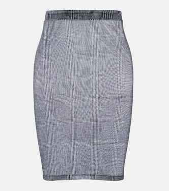 Jupe crayon à carreaux | Elie Saab