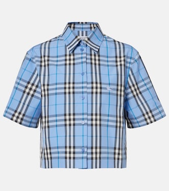 Burberry Check cotton poplin shirt | Burberry