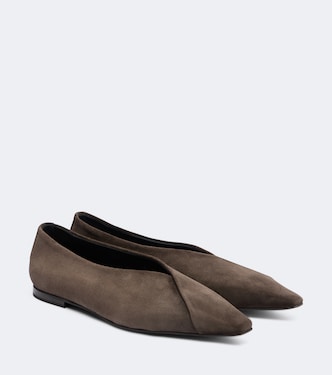 Suede ballet flats | Brunello Cucinelli
