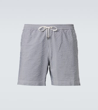 Striped swim trunks | Sunspel