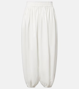 Shirred balloon pants | Norma Kamali