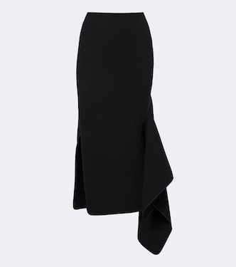 Gleam draped midi skirt | Maticevski