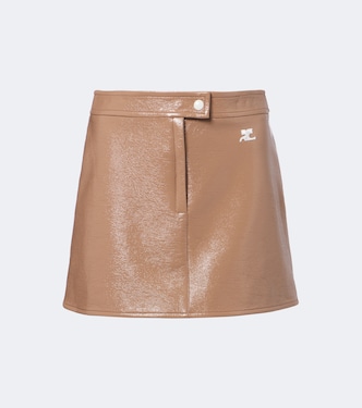 Reedition vinyl miniskirt | Courrèges