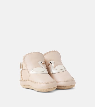 Baby Niv leather booties | Donsje