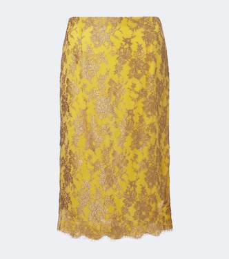 Lace pencil skirt | Saint Laurent