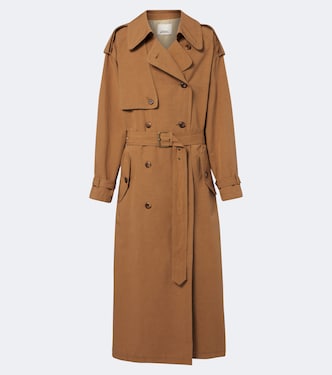 Violette cotton and linen trench coat | Isabel Marant