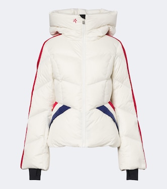 Duvet hooded down ski jacket | Perfect Moment