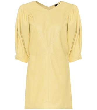 Vestido corto Xadela de piel | Isabel Marant