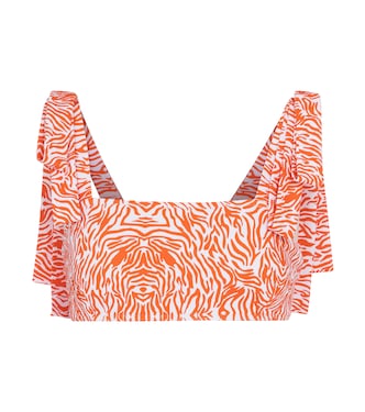 Haut de bikini bandeau The Audrey imprimé | Alexandra Miro