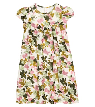 Arletty floral linen and cotton dress | Bonpoint