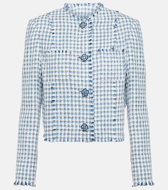 Chaqueta de punto bouclé a cuadros | Etro