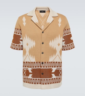 Icon Piquet cotton jacquard shirt | Alanui