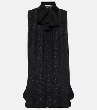 Mela bow-detail silk top | Max Mara