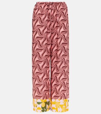 Bedruckte Mid-Rise-Hose | Dries Van Noten