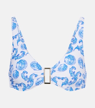 Bel Air printed bikini top | Melissa Odabash
