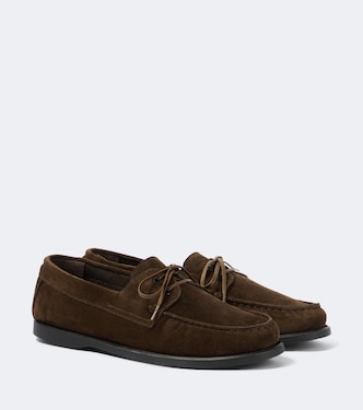 Segelschuhe City Moc aus Veloursleder | Saman Amel