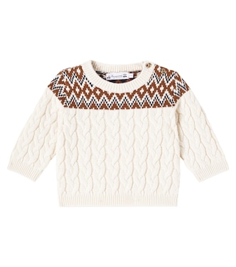 Baby Joshua wool and cotton sweater  | Bonpoint