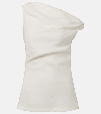 Suis asymmetric linen top | Faithfull