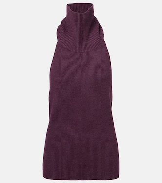 Maddie open-back cashmere top | Lisa Yang