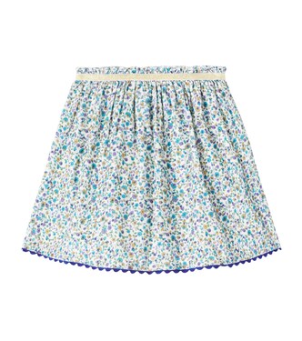 Cephee floral cotton corduroy skirt | Louise Misha