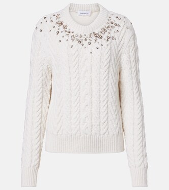 Embellished wool and cashmere sweater | McQueen