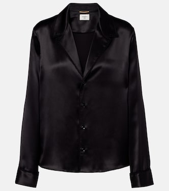 Silk satin shirt | Saint Laurent