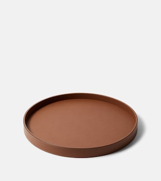 Plateau Polo Large en cuir | Giobagnara
