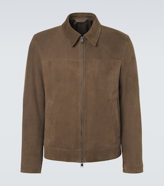 Suede blouson jacket | Brioni