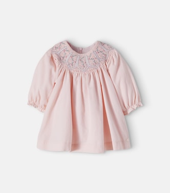 Baby embroidered smocked cotton dress | Tartine et Chocolat