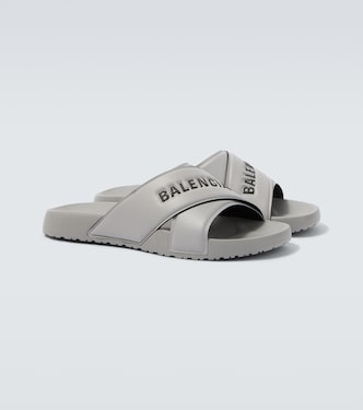 Sandalias Sporty Pool con logo | Balenciaga