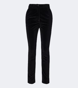 Pantalones slim de terciopelo | Dolce&Gabbana