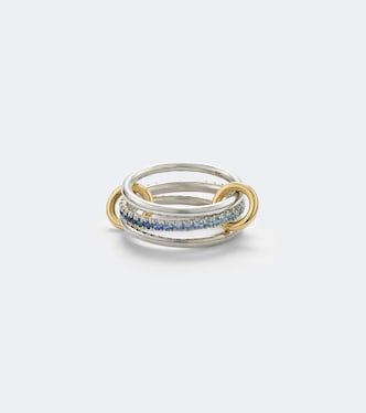 Ring Tigris aus Sterlingsilber und 18kt Gelbgold mit Saphiren | Spinelli Kilcollin