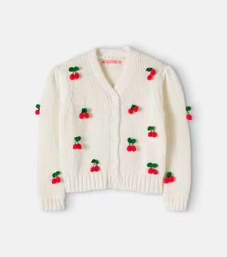 Appliqué cotton-blend cardigan | Fábula