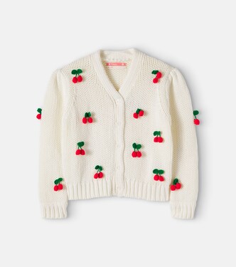 Cardigan en coton mélangé à appliqués | Fábula