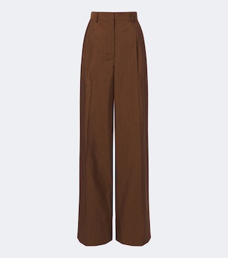 Wool and silk wide-leg pants | Stella McCartney