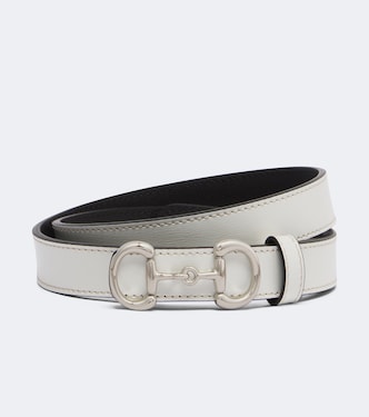Horsebit leather belt | Gucci