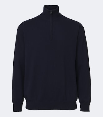 Augustus cashmere half-zip sweater | Lisa Yang