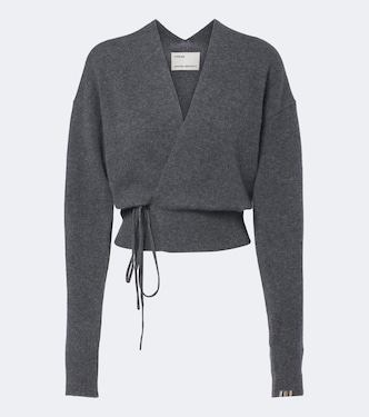 N°516 Ella cashmere-blend wrap cardigan | Extreme Cashmere