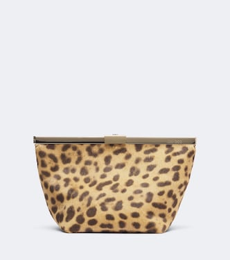 Clutch Ganache Mini de pelo estampado | Jimmy Choo