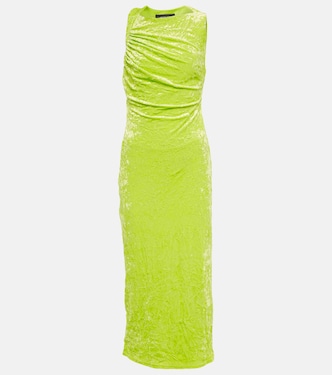 Robe midi en velours | Versace