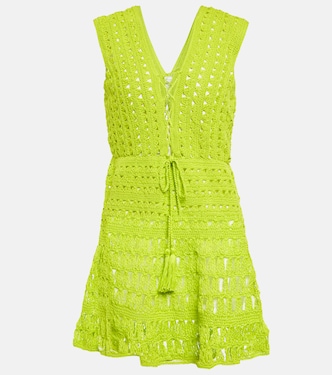 Jennifer crochet cotton minidress | Anna Kosturova